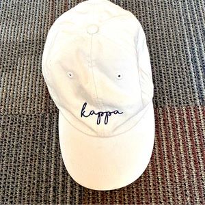 White KAPPA KAPPA GAMMA ball cap